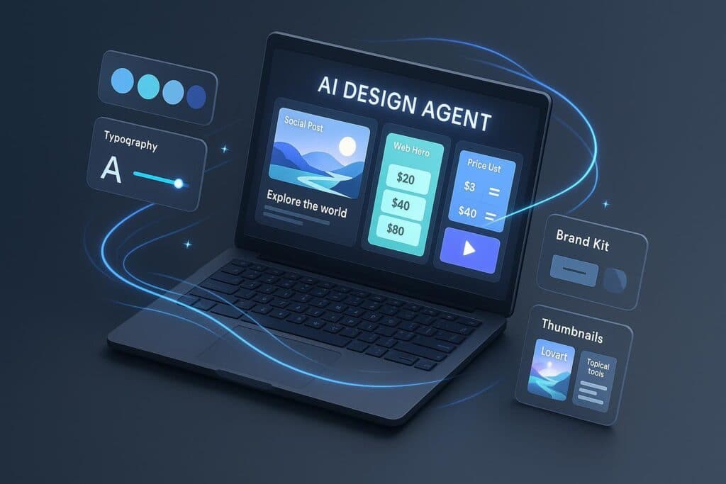 Lovart AI Design Agent Interface