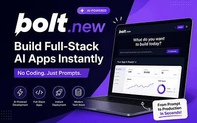 Bolt.new AI App Builder Review 2026: Build Full-Stack Applications Without Writing Code