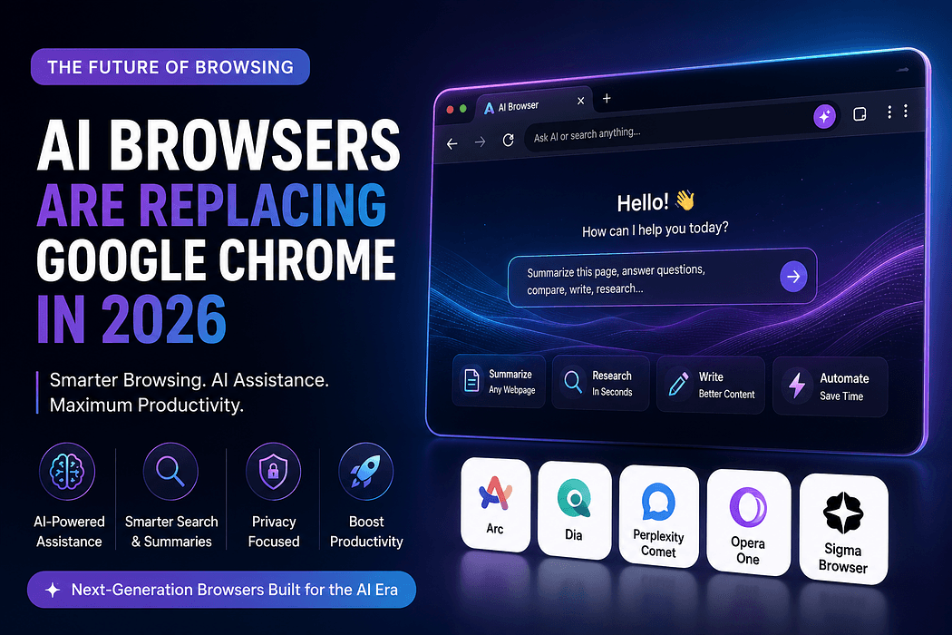 AI Browsers in 2026: Why These Smart Browsers Are Quietly Replacing Google Chrome