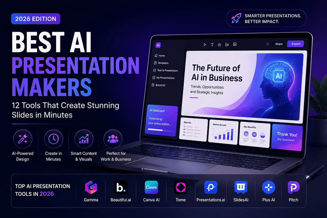 Best AI Presentation Makers in 2026: 12 Tools That Create Stunning Slides in Minutes