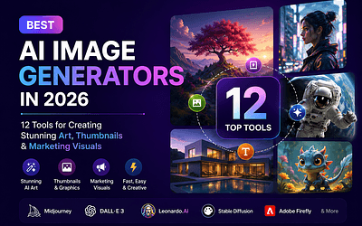 Best AI Image Generators in 2026: 12 Tools for Creating Stunning Art, Thumbnails and Marketing Visuals