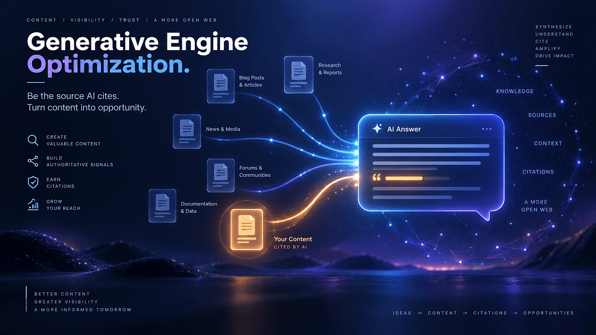 Generative Engine Optimization (GEO): How to Get Cited in Google AI Overviews, ChatGPT and Perplexity